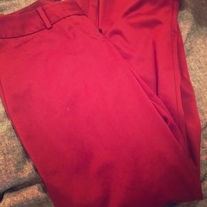 Burgundy pants